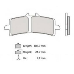 Brembo Bremsbelag Bremsklotz Z04