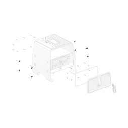 Befestigungsschraube des Ladegeräts