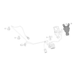 Triple clamp connector holder cover