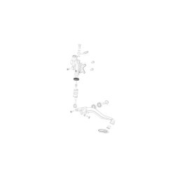 Rear brake spring top housing