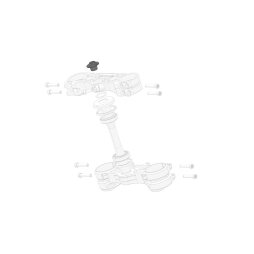 Top Steering Head Shaft Bolt