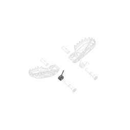 Feder für Fußraste Rechts