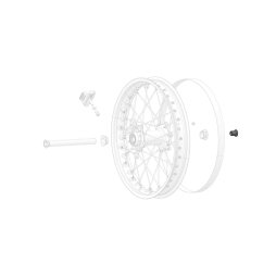 Hinterrad Achsmutter