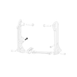 Swingarm shaft clamp screw